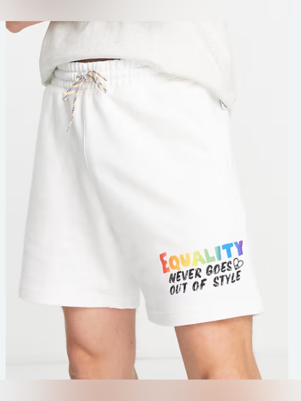 Levi's Pride Graphic Sweatshorts Equality Never Goes Out of Style Men’s Medium